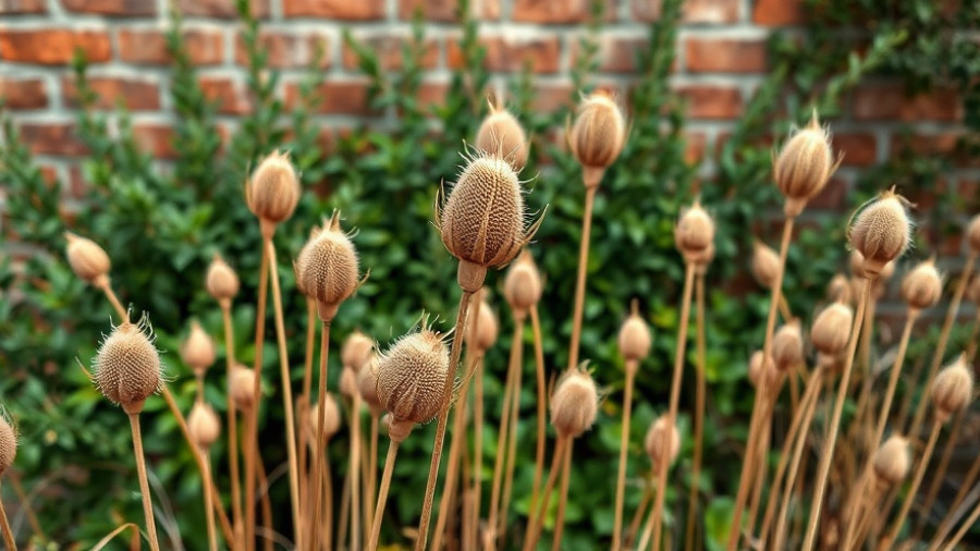 Dried seedheads in a winter garden offer seasonal beauty, best plants for seedheads.