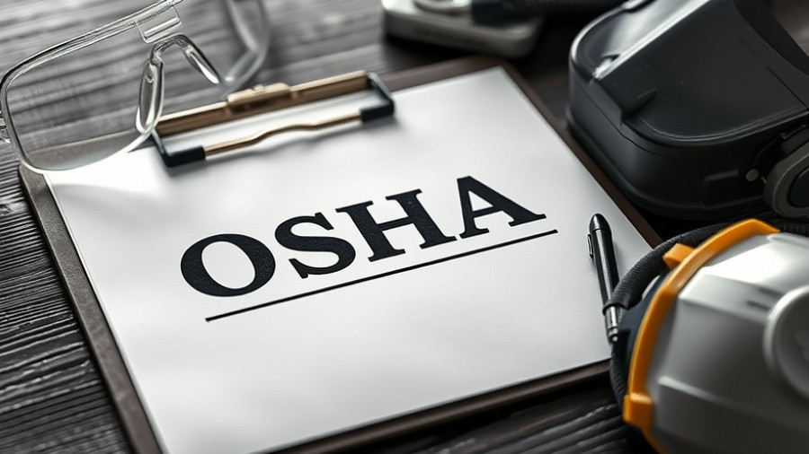 OSHA booklet with safety gear, illustrating OSHA shutdown impact on construction.