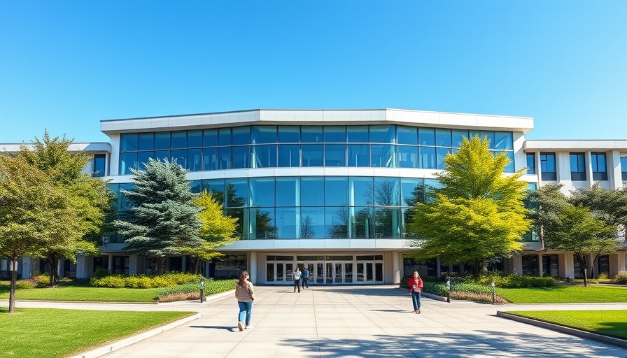 Salem State University modernization project with modern building and students.