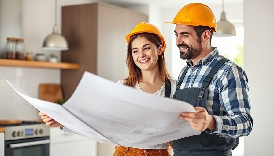 Discussing kitchen remodel budget tips with a consultant in modern kitchen.