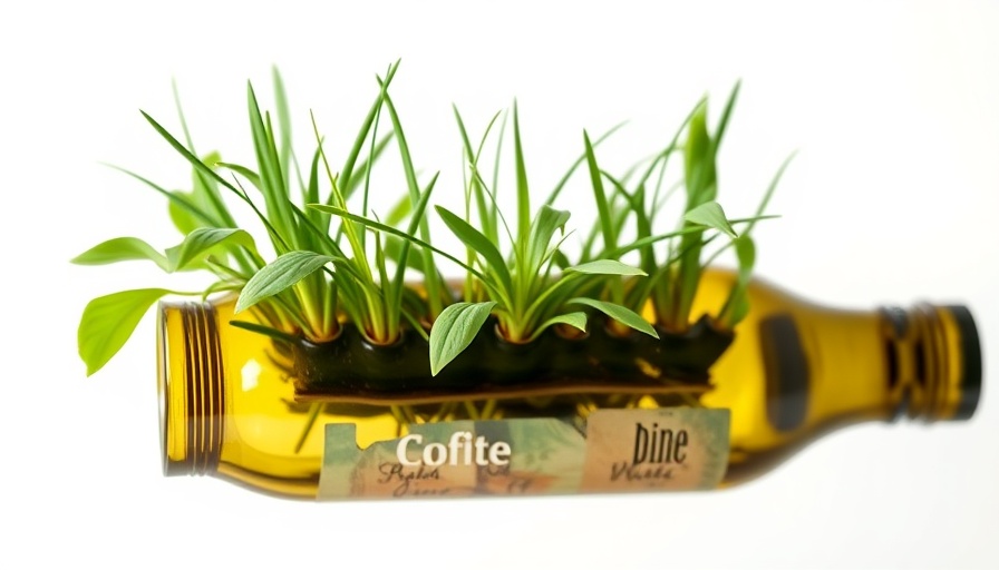 Wine bottle crafts using spring flowers in a recycled planter.