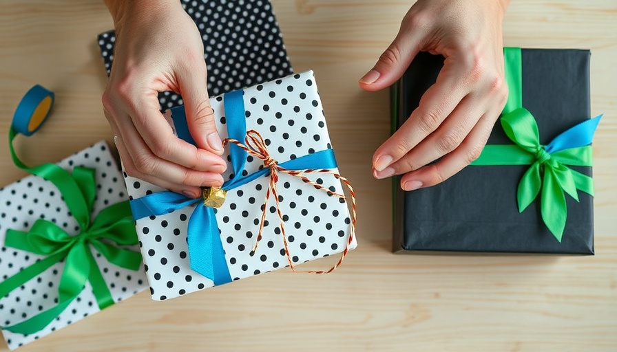 Stylishly wrapped gifts with vibrant ribbons for Mother's Day gifts deals.