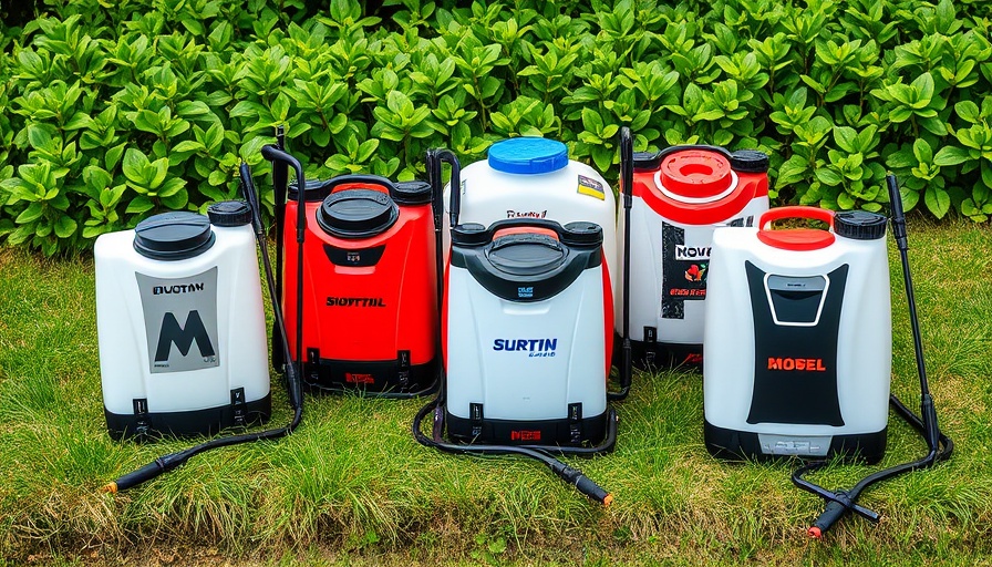 Backpack sprayers variety showcasing comfort and precision outdoors.