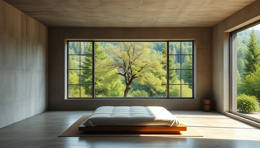 Getaway inspiration with serene bedroom and nature view