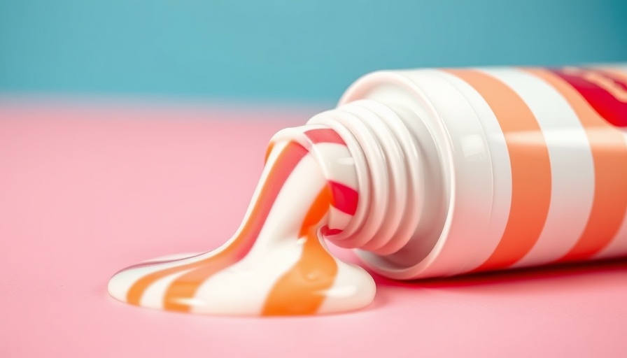 Close-up of striped toothpaste, uses of toothpaste beyond brushing teeth focus.