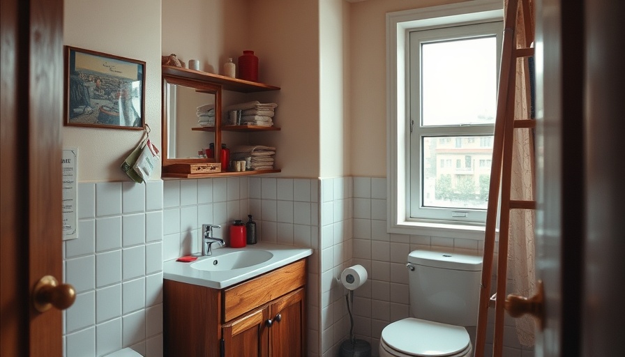 Cozy small bathroom with wooden vanity, ideal for bathroom renovation ideas.