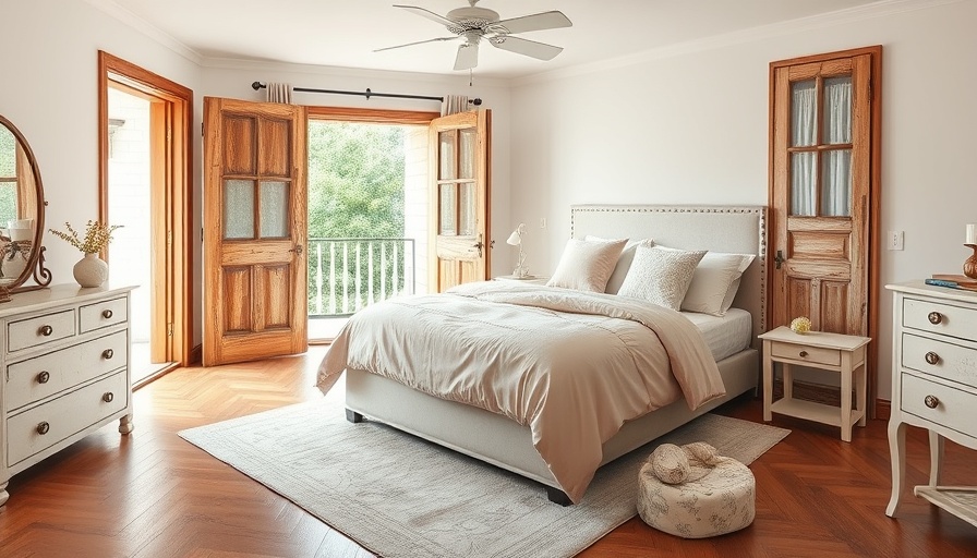 Bright summer bedroom design inspiration with natural light and soft tones.