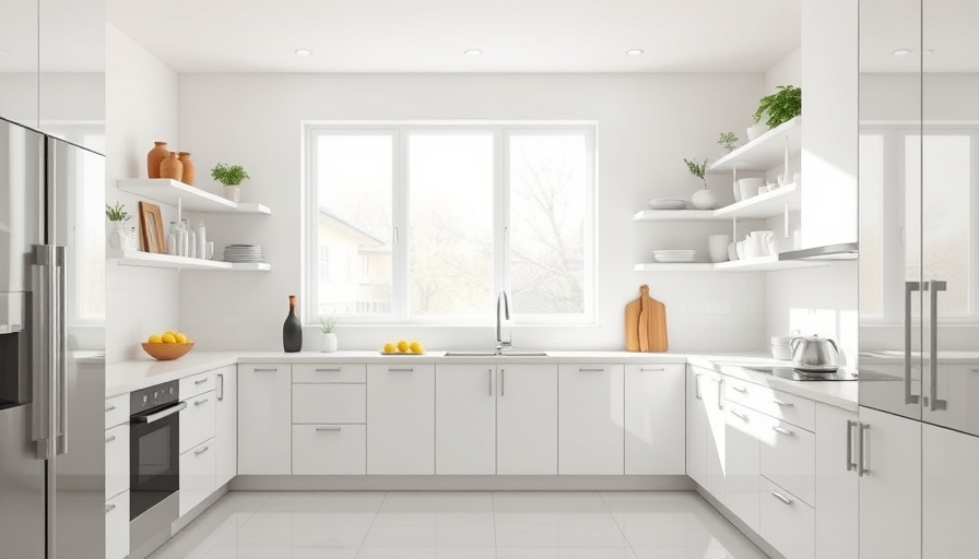 Dollar Tree kitchen organization hack in a modern kitchen setup.