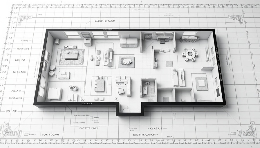 3D architectural floor plan mockup highlighting affordable scans.