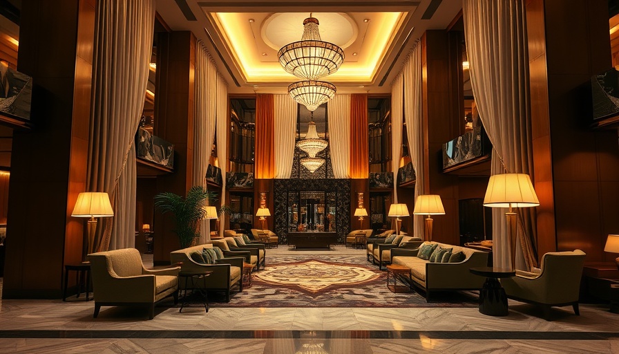 Luxurious hotel lobby at Hotel Saint Augustine Houston, an urban sanctuary.