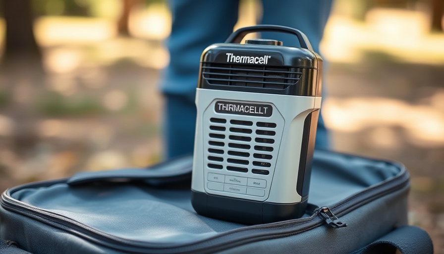 Thermacell mosquito repellent discounts deal alert outdoor setting.
