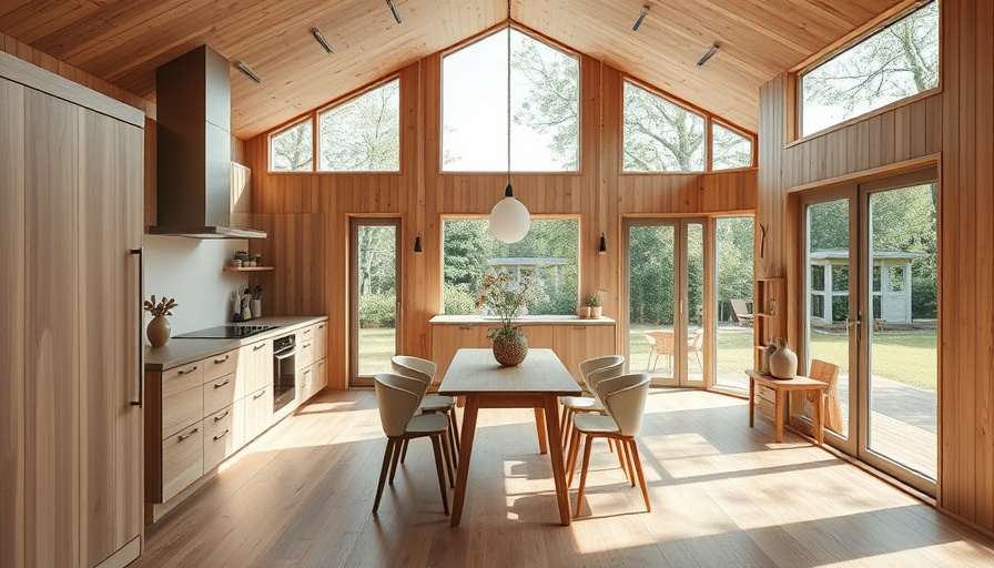 Minimalist Scandinavian summerhouse in Denmark with wood interior