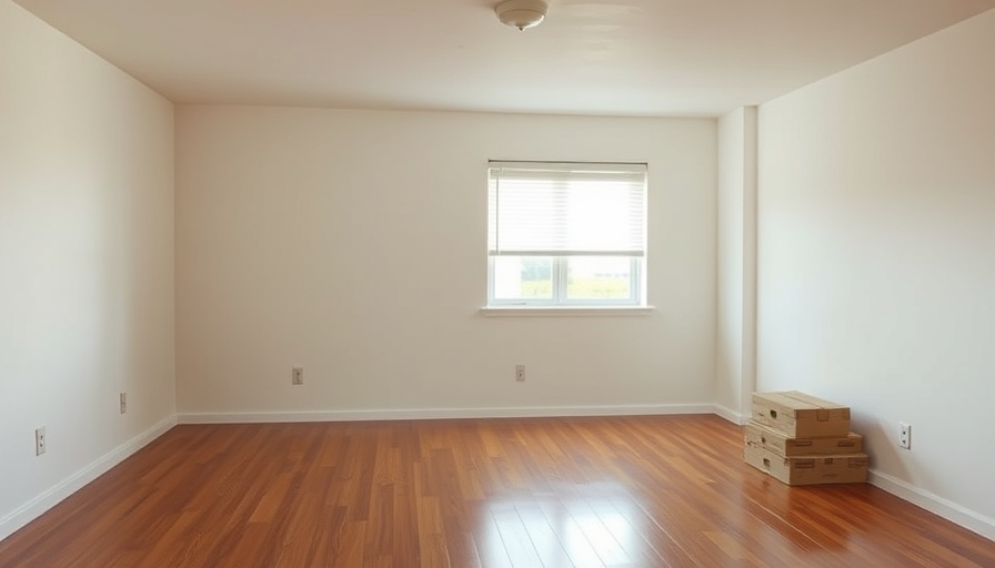Broadway Performer Living Room Makeover before transformation, empty room view.