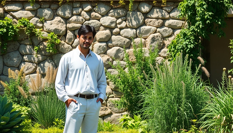 Men in garden showcasing budget-friendly home design must-haves