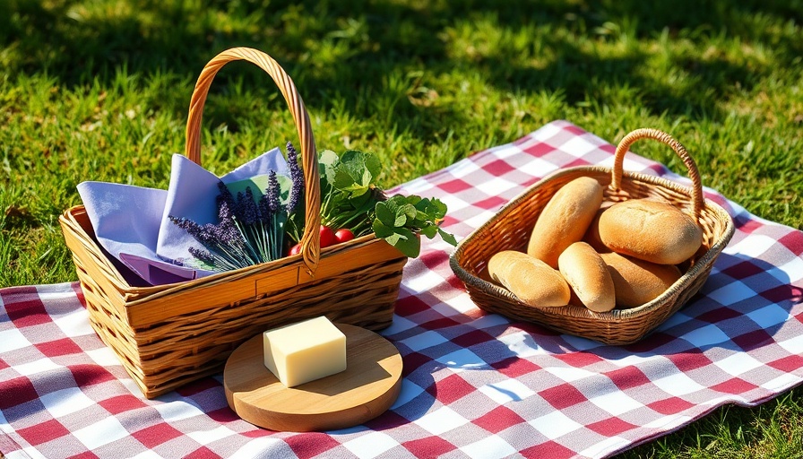 Yardzen Landscape Design Review picnic scene with basket.