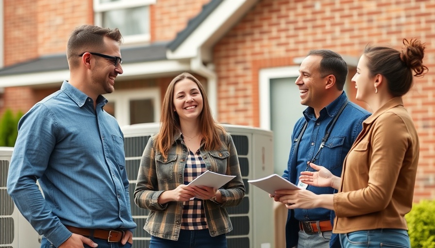 Professionals discuss benefits of upgrading to a heat pump outdoors.