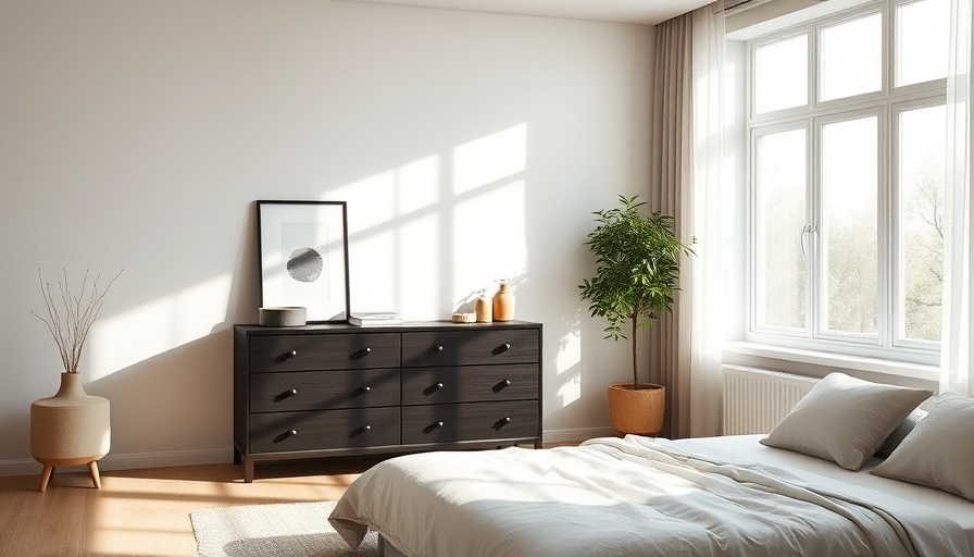 Minimalist bedroom showcasing IKEA HEMNES hacks with calm lighting.
