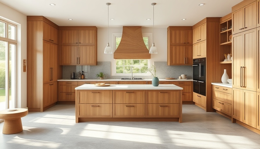 Flemish-Inspired Contemporary Kitchen with sleek cabinetry and natural textures