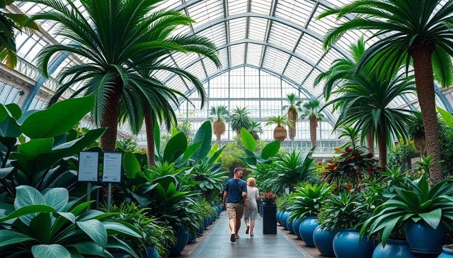 United States Botanic Garden Plant Collections in a vibrant indoor setting.