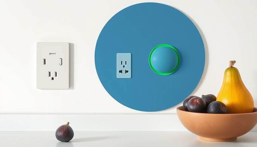 Customizable Component Systems with modern wall outlets and fruit bowl