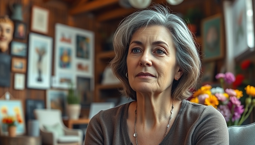 Low-Impact Gardening Insights: Woman in a cozy, art-filled loft.