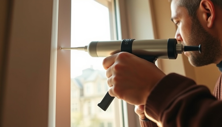 Caulking Windows Dos and Don'ts: man caulking window