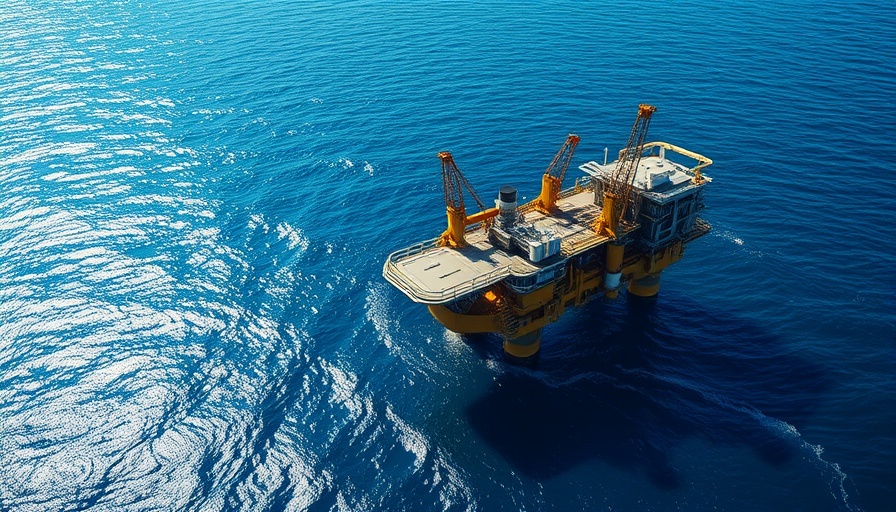 Sidra's Acquisition of Wood Group visualized by photorealistic offshore platform.