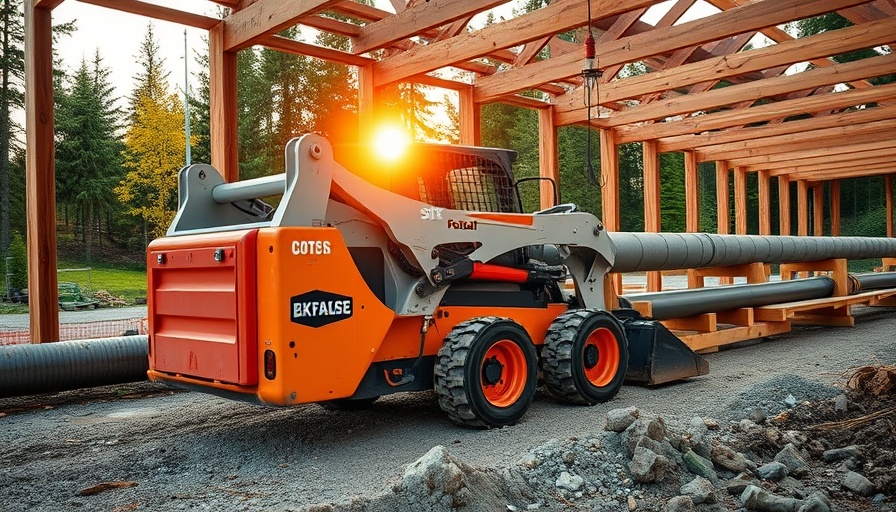 Best-Selling Construction Equipment at work on a modern site.