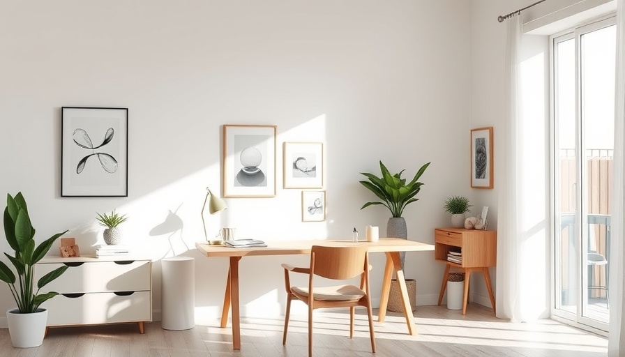 Minimalist home office design trend, September 2025.