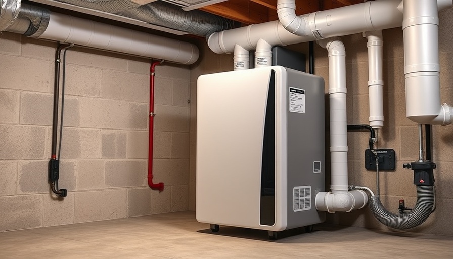 Whole-house dehumidifier in basement, energy-saving technology