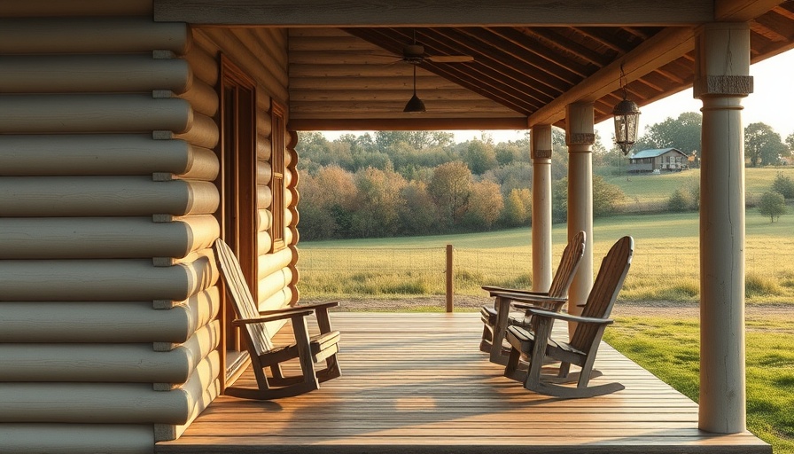 Charming country cabin porch exemplifies humble design in home decor.