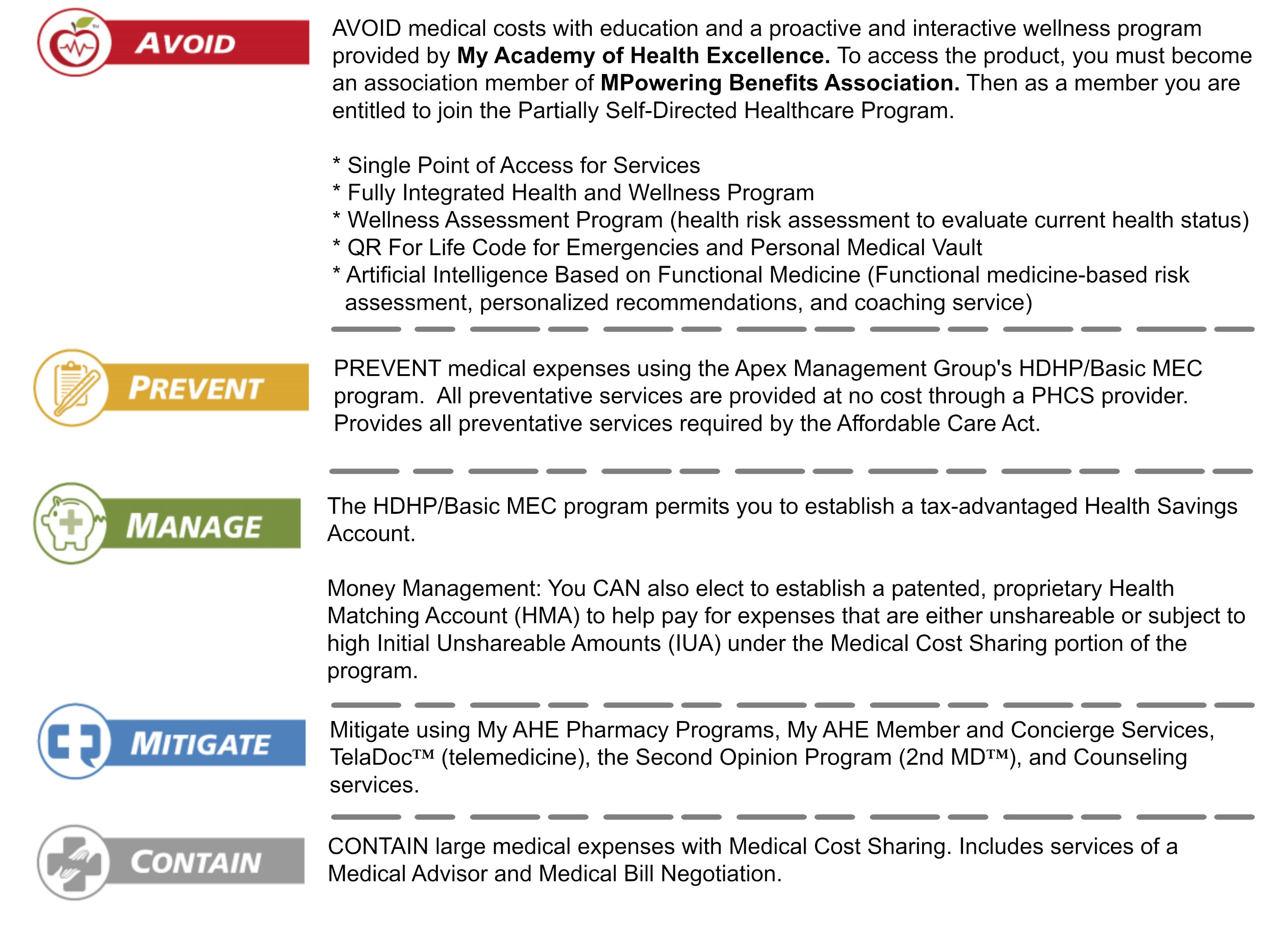 Partially Self Directed Healthcare