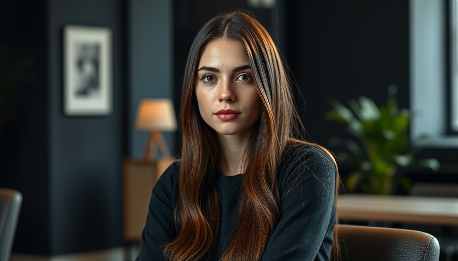 Young woman in an office setting for 3-step meeting prep strategy.