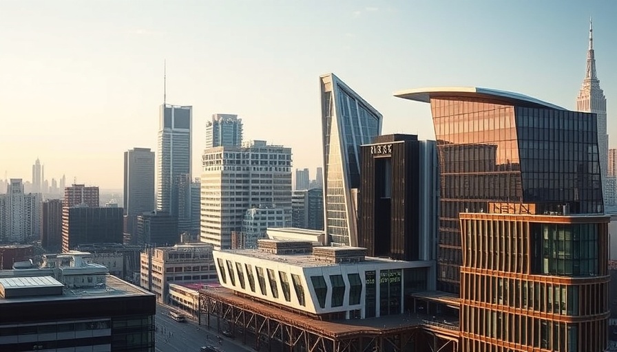 Futuristic Scottish city skyline depicting property trends 2025.