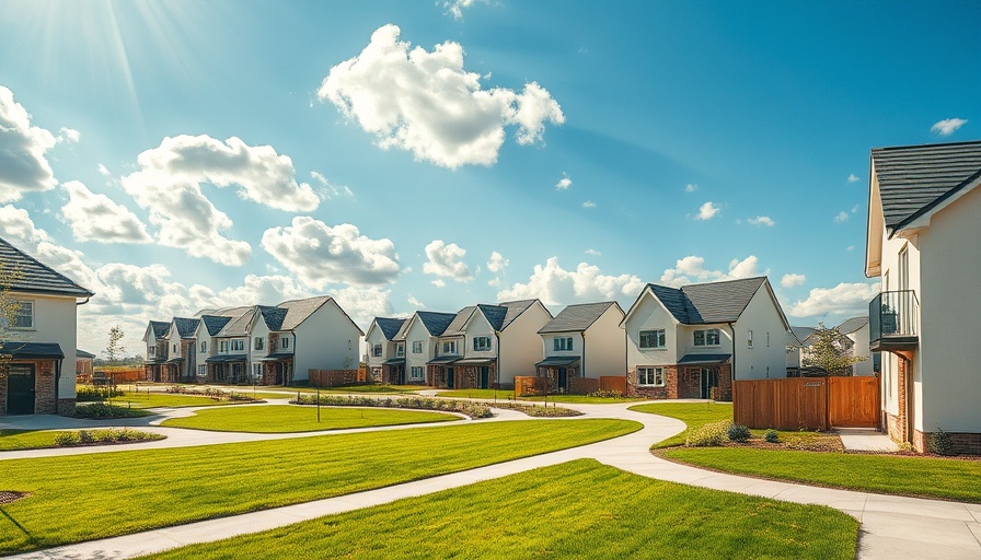 Modern houses under sunny skies, New Build Boost mortgage scheme