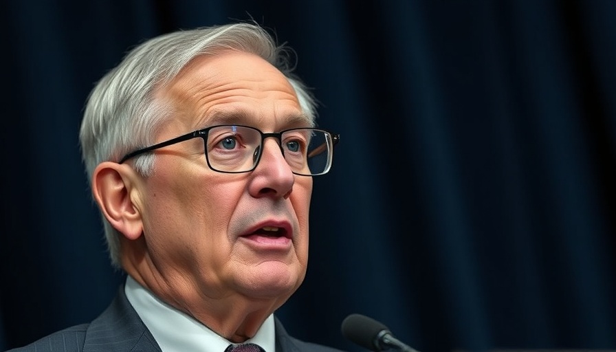 A distinguished man discusses Fed interest rates decision.