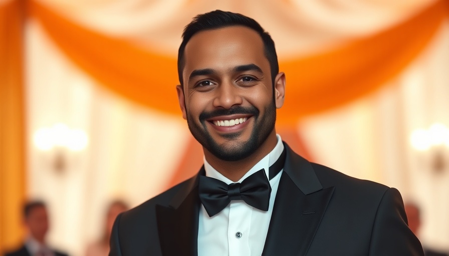 Confident man in tuxedo, creativity in entrepreneurship