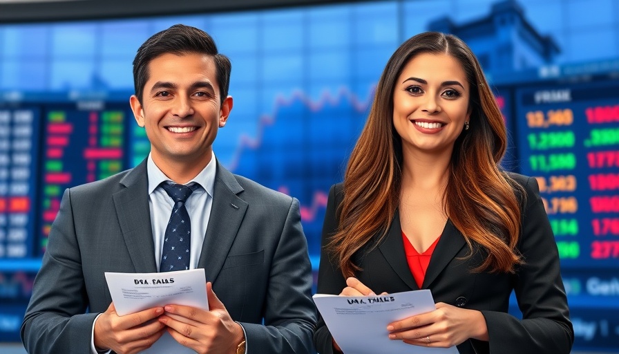 Financial news presenters discussing the best stocks to buy now.
