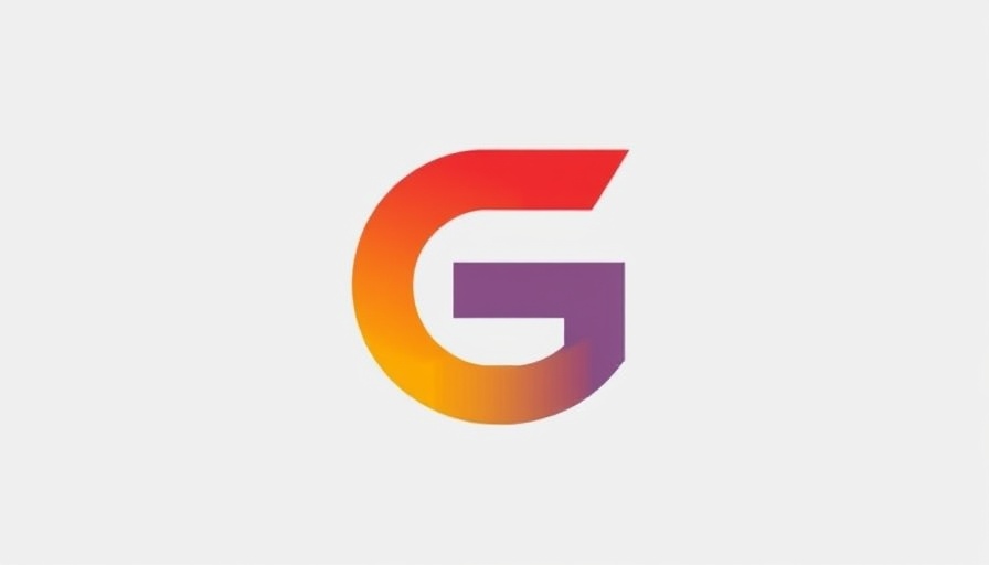 Abstract icon with a stylized 'G', minimalist design