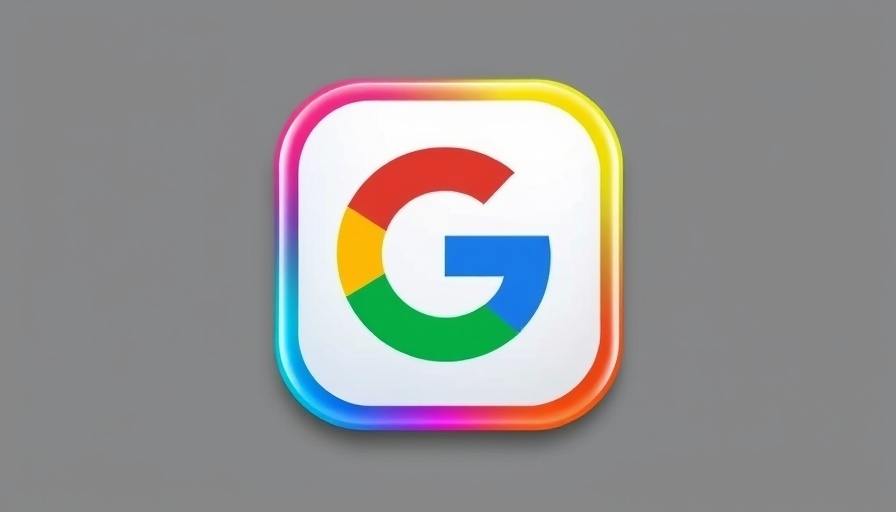 App icon with vibrant design, representing news or articles