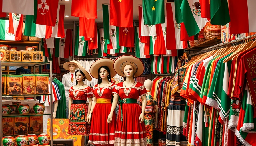 Mid-Michigan businesses display Mexican merchandise amid tariff concerns.