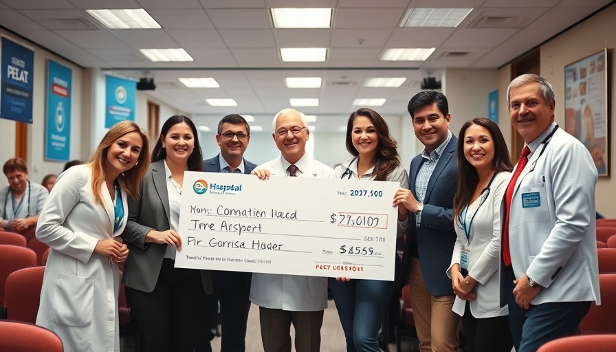 Donation to Timmins hospital for physician recruitment