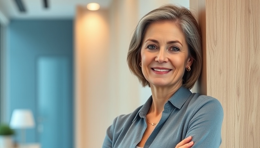 Confident woman in office setting, representing ai job cuts discussion