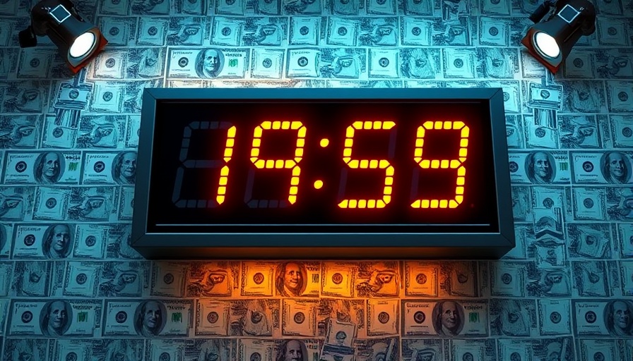 Digital debt clock illustrating $2.7 trillion crisis impact.