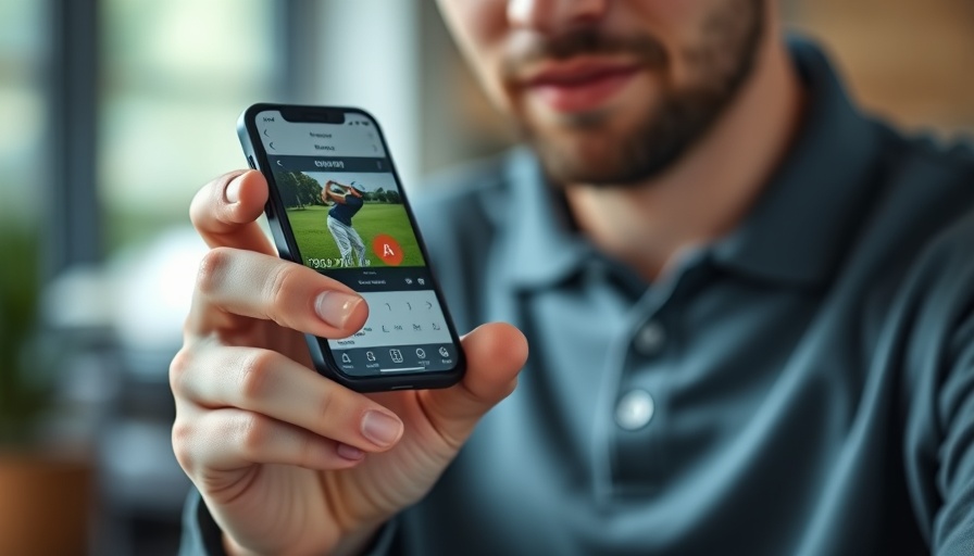 Mind Caddie golf app displayed on smartphone screen.