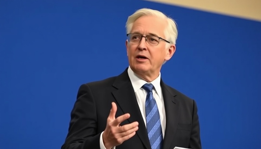 Smartly dressed man speaking at an event related to Google employee compensation.