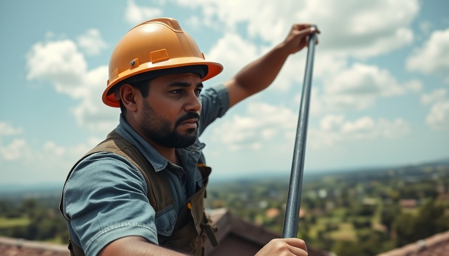 Worker repairing roof to recession-proof your house.