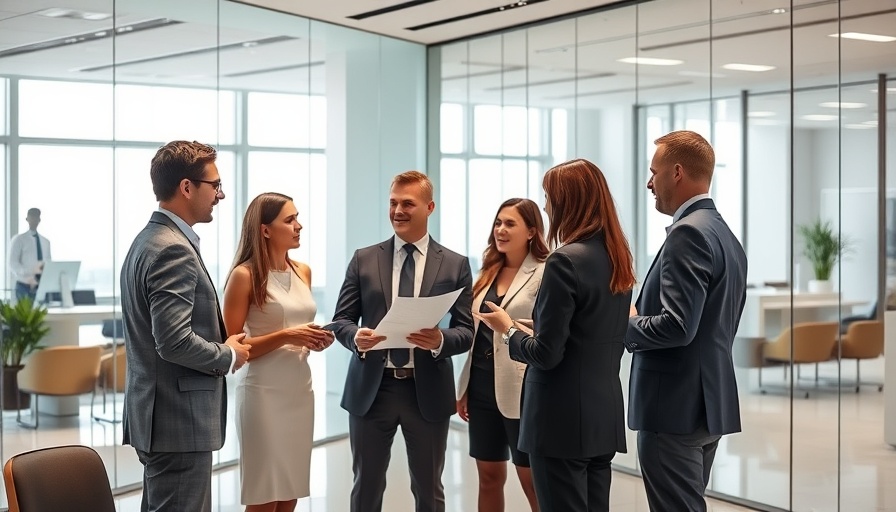 Berkshire Hathaway leadership changes discussion in modern office.