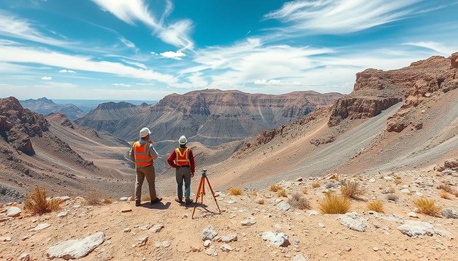 Rocky landscape at Frontier Lithium PAK project site.