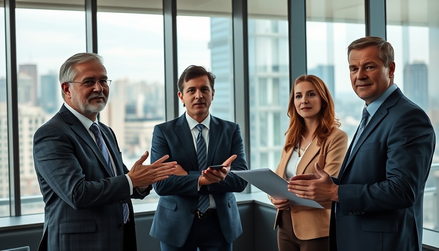 Multinational businesspeople discuss revenge tax on foreign investors.